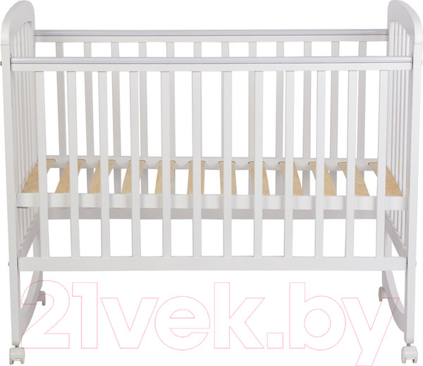 Изображение товара Детская кроватка Polini Kids Simple 304 / 0003109-04 (белый)