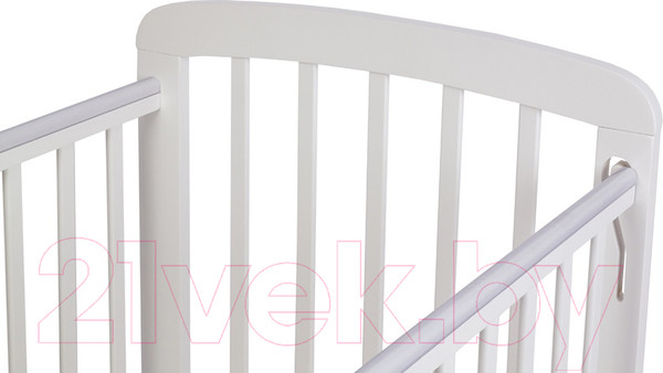 Изображение товара Детская кроватка Polini Kids Simple 304 / 0003109-04 (белый)
