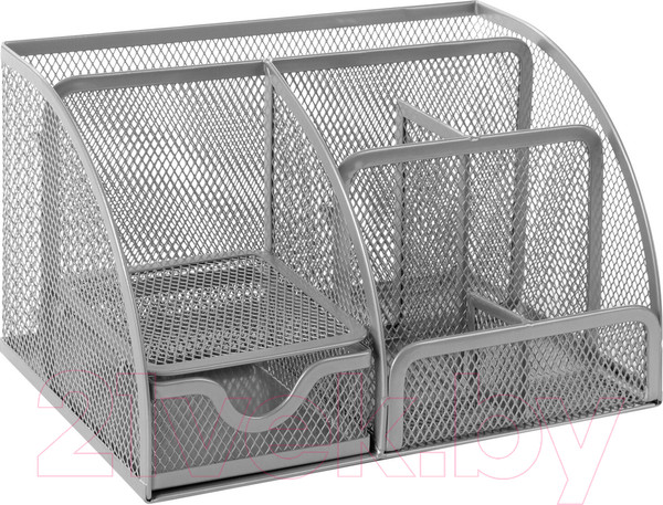 Изображение товара Органайзер настольный Deli 9065 (серебристый)