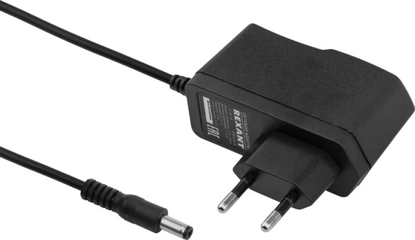 Изображение товара Блок питания для светодиодной ленты Rexant 110-220V AC-12V DC 1А 12W / 200-012-3