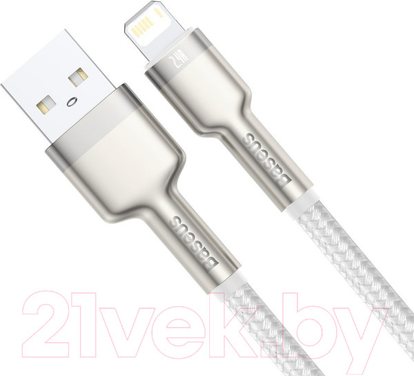Изображение товара Кабель Baseus Lightning - USB2.0 / CALJK-A02 (1м, белый)