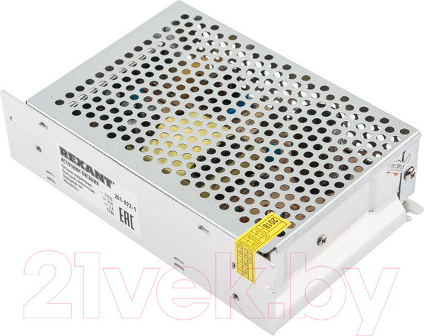 Изображение товара Блок питания Rexant 220 V AC/24 V DC 3 A 72 W / 201-072-1