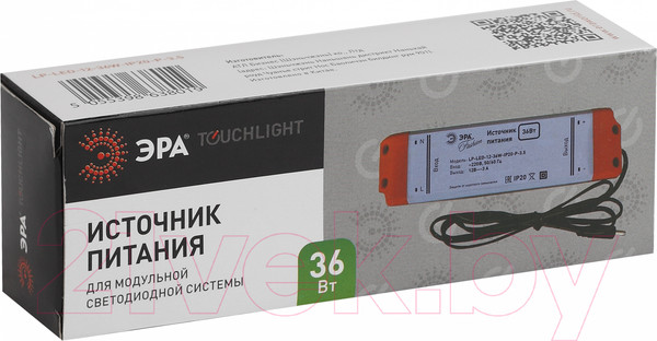Блок питания для светодиодной ленты ЭРА LP-LED-12-36W-IP20-P-3.5 / C0045620 — фото 6