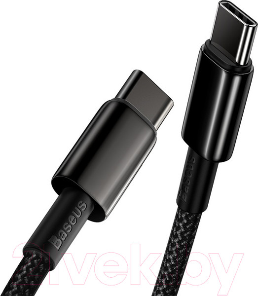 Изображение товара Кабель Baseus USB Type-C - USB Type-C / CATWJ-A01 (2м, черный)