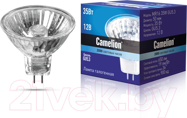 Изображение товара Лампа Camelion MR-16 35W 12V / 2931