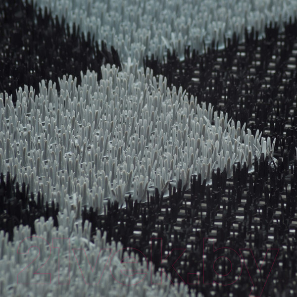 Изображение товара Коврик грязезащитный SunStep Травка 36x47 / 71-001 (черно-серый)