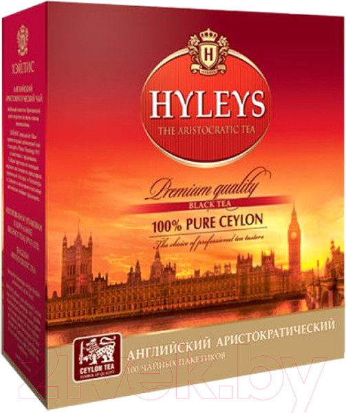 Изображение товара Чай пакетированный Hyleys Английский аристократический черный / 10001 (100пак)