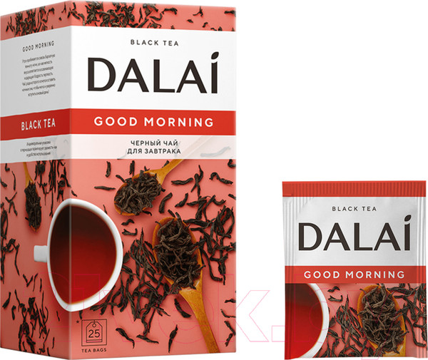 Изображение товара Чай пакетированный Dalai Good Morning черный / 10738 (100пак)