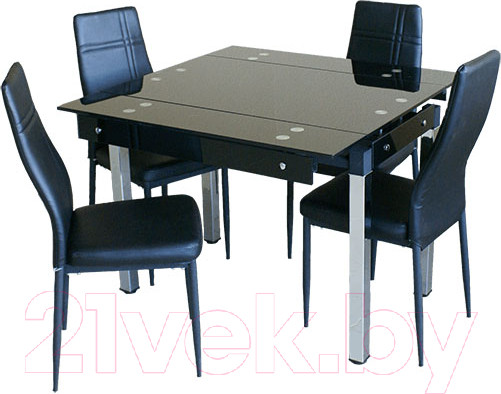 Изображение товара Обеденный стол Баобаб В07 (черный)