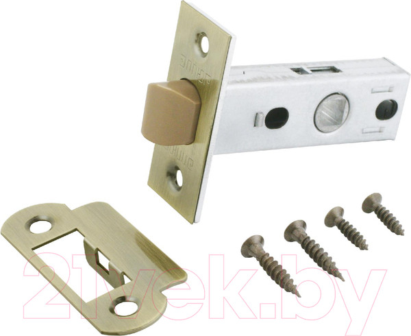 Изображение товара Защелка врезная Аллюр АРТ L45-8-Р АВ (старая бронза)