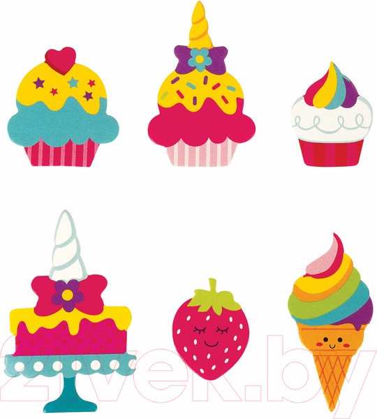 Изображение товара Набор наклеек Юнландия Единорог и радуга / 662685