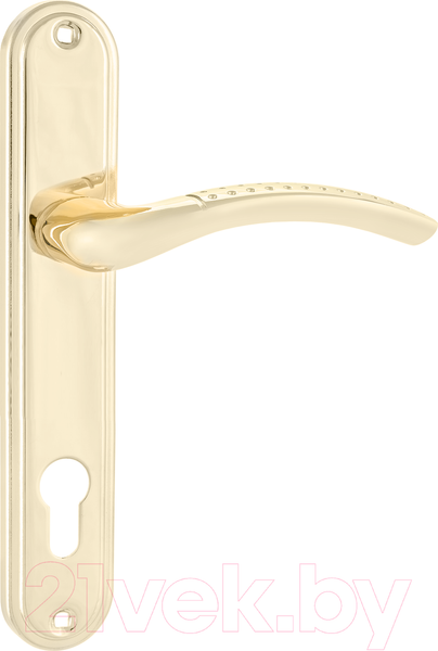 Изображение товара Ручка дверная Аллюр 132-1 GP 85мм (латунь)
