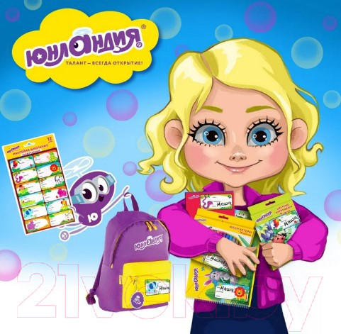 Изображение товара Набор наклеек Юнландия Зверушки / 662708