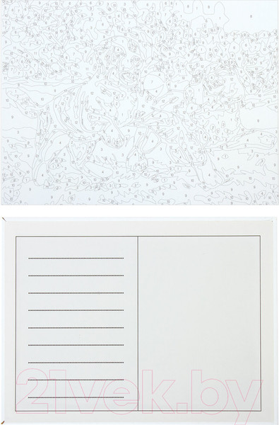 Изображение товара Картина по номерам Юнландия Щенки на прогулке / 662501