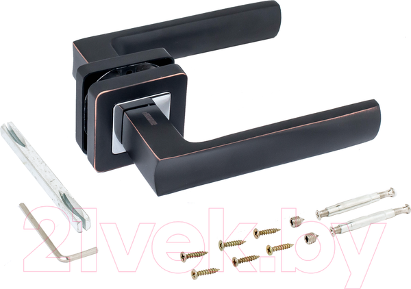 Изображение товара Ручка дверная Аллюр Арт Коломбо 2350 ORB (темная медь)