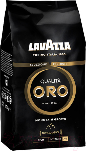 Изображение товара Кофе в зернах Lavazza Qualita Oro Mountain Grown / 11721 (1кг)