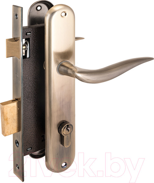 Изображение товара Замок врезной Аллюр Классика 0205 AB (старая бронза)