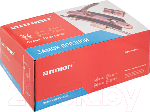 Изображение товара Замок врезной Аллюр Классика 0211 AC (старая медь)