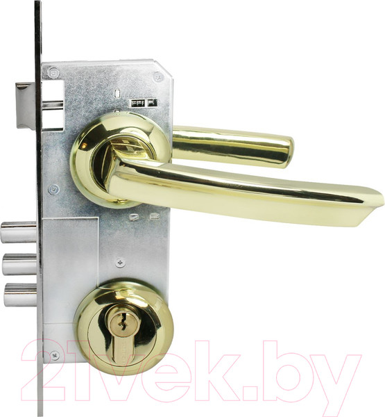 Изображение товара Замок врезной Аллюр Вернер Арт ЗВ4-85А.1160 PB (золото)