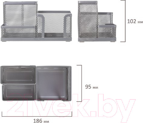 Изображение товара Органайзер настольный Brauberg Germanium / 231987