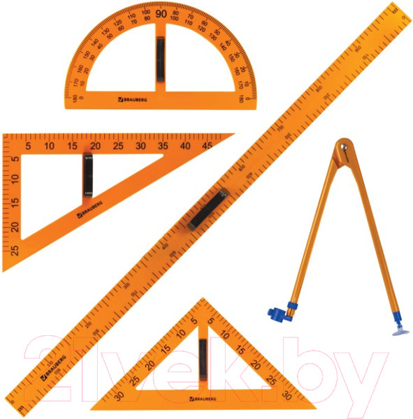 Изображение товара Набор для черчения Brauberg Для классной доски / 210383