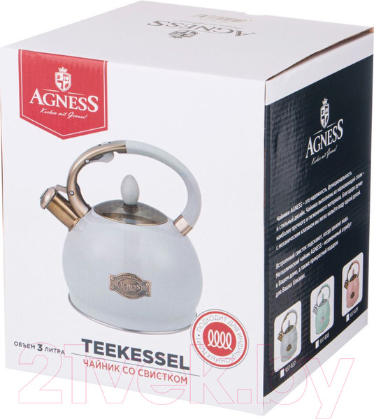 Изображение товара Чайник со свистком Agness 937-837