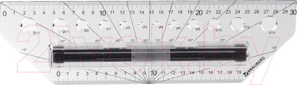 Изображение товара Рейсшина Brauberg 210647