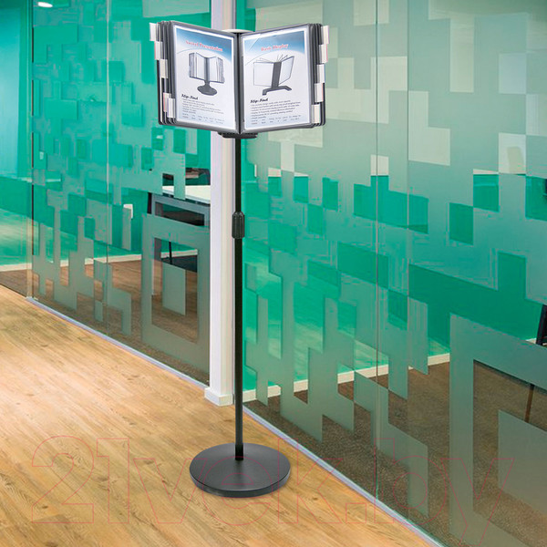 Изображение товара Информационная стойка Brauberg А4 / 235339 (серый)