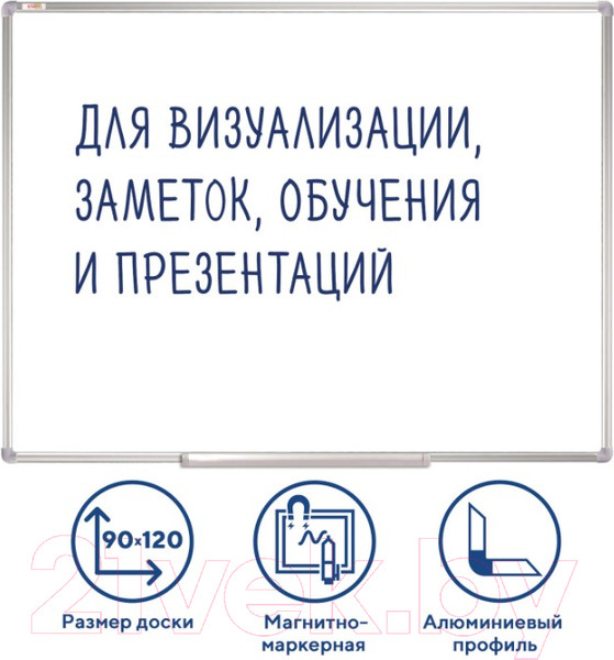 Изображение товара Магнитно-маркерная доска Staff 235463 (90x120см)