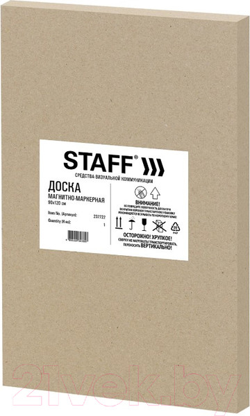 Изображение товара Магнитно-маркерная доска Staff 237722 (90x120см)