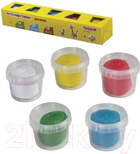 Изображение товара Набор для лепки Пифагор 104438 (5 цв)