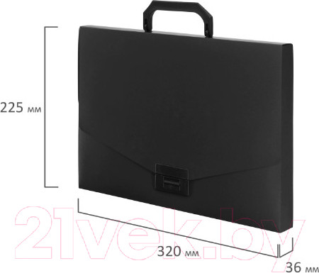 Изображение товара Папка-портфель Staff А4 / 229241 (черный)