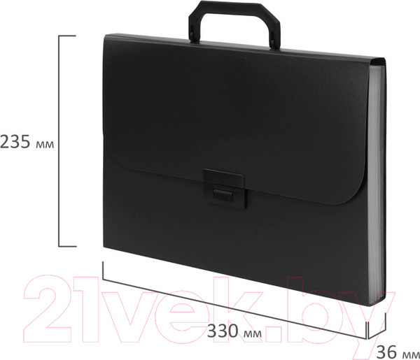 Изображение товара Папка-портфель Staff А4 / 229245 (черный)