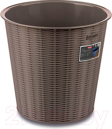 Изображение товара Корзина для бумаг Stefanplast 28x26.5 / 29701 (светло-коричневый)