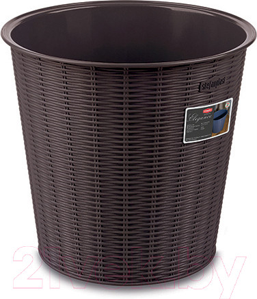 Изображение товара Корзина для бумаг Stefanplast 28x26.5 / 29702 (коричневый)