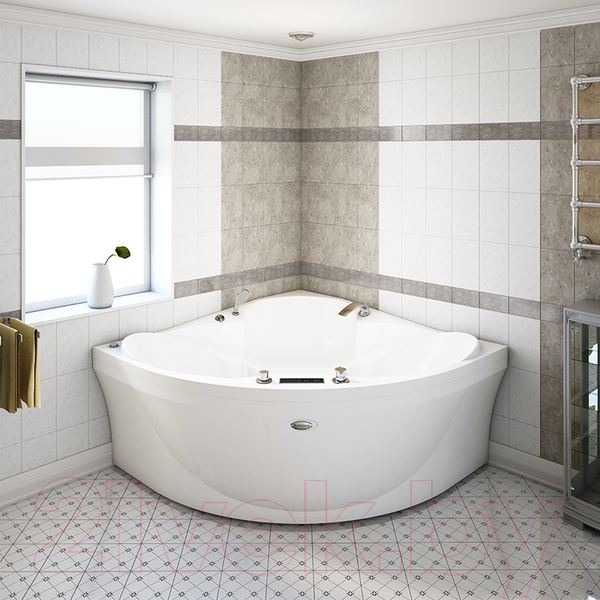 Изображение товара Ванна акриловая Radomir Филадельфия / 1-01-3-0-1-042К (сифон золото)