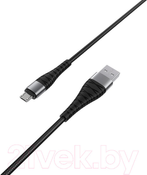 Изображение товара Кабель Borofone BX32 AM-microBM (1м, черный)