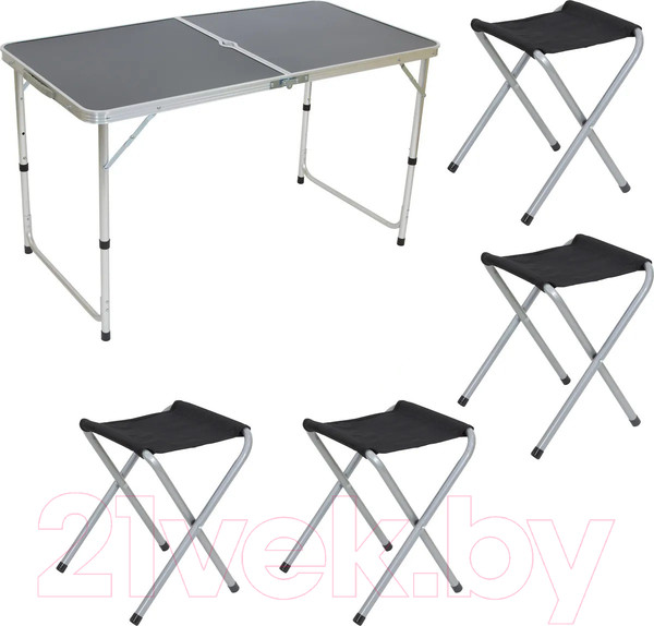Изображение товара Комплект складной мебели ECOS Пикник CHO-150-E / 992992 (черный)