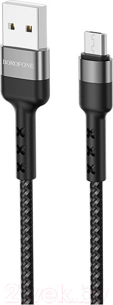 Изображение товара Кабель Borofone BX34 Advantage AM-microBM (1м, черный)