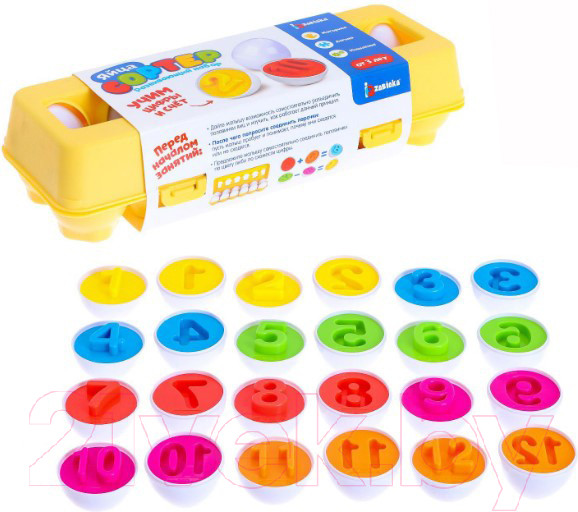 Изображение товара Сортер Zabiaka Сортер яйца Цифры / 6852548