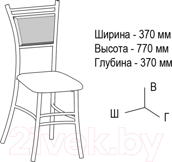 Изображение товара Стул ВВР Мажор (экокожа ваниль)