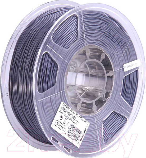 Изображение товара Пластик для 3D-печати eSUN PLA / PLA+175H1 (1.75мм, 1кг, серый)