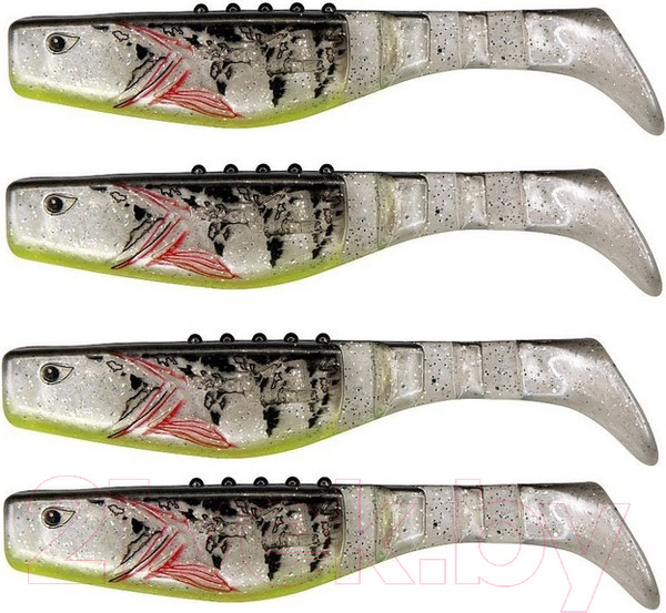 Изображение товара Мягкая приманка Dragon Phantail Print / PT30T-01-111 (4шт)