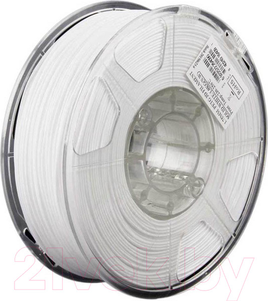 Изображение товара Пластик для 3D-печати eSUN PETG / PETG175SW1 (1.75мм, 1кг, Solid White)