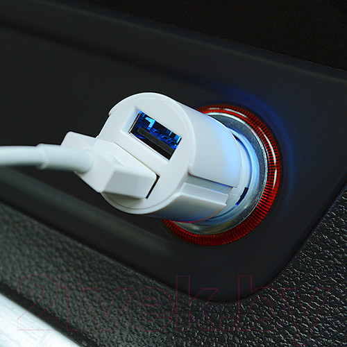 Изображение товара Адаптер питания автомобильный Robiton TwinUSB2400/Auto