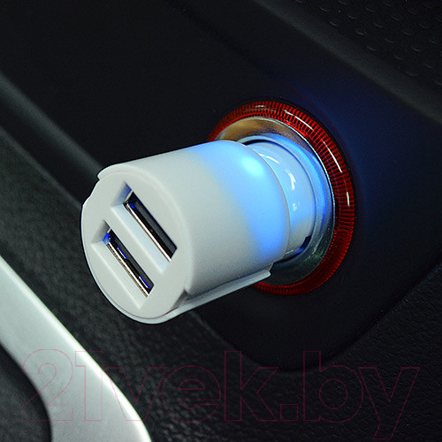 Изображение товара Адаптер питания автомобильный Robiton TwinUSB2400/Auto