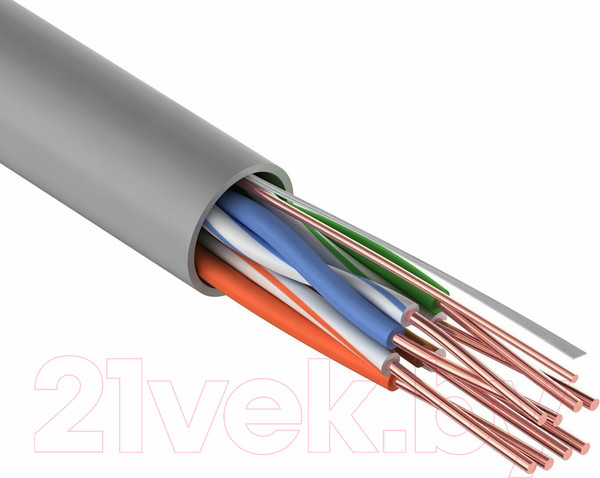 Изображение товара Кабель PROconnect UTP 4PR 26AWG CCA CAT5 / 01-0048-3 (305м, серый)