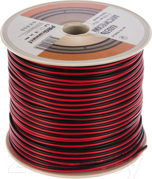 Изображение товара Кабель PROconnect ШВПМ / 01-6101-6 (100м, красный/черный)