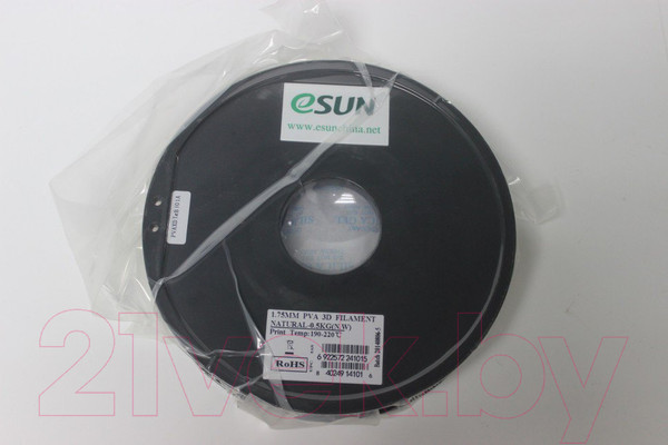 Изображение товара Пластик для 3D-печати eSUN PVA / PVA175N05 (1.75мм, 500гр, Natural)