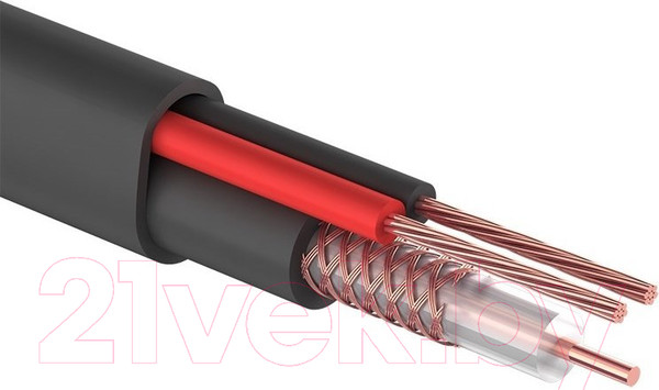 Изображение товара Кабель PROconnect КВК-П-2 2x0.50 Cu/Cu / 01-4214 (200м, черный)